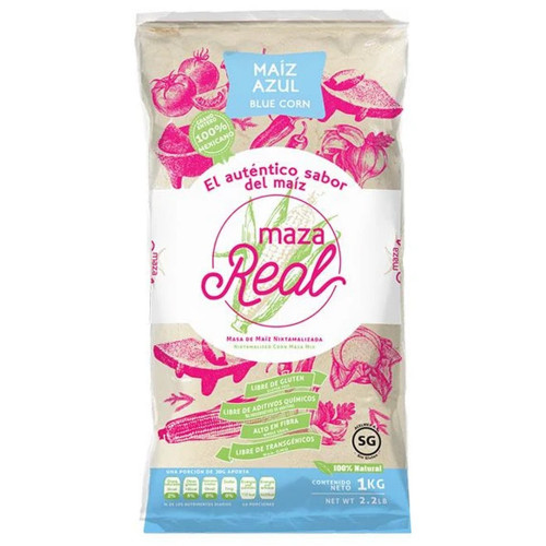 Mexgrocer Europe Maza Real Blue (Azul) Corn Flour 1kg Buy online at